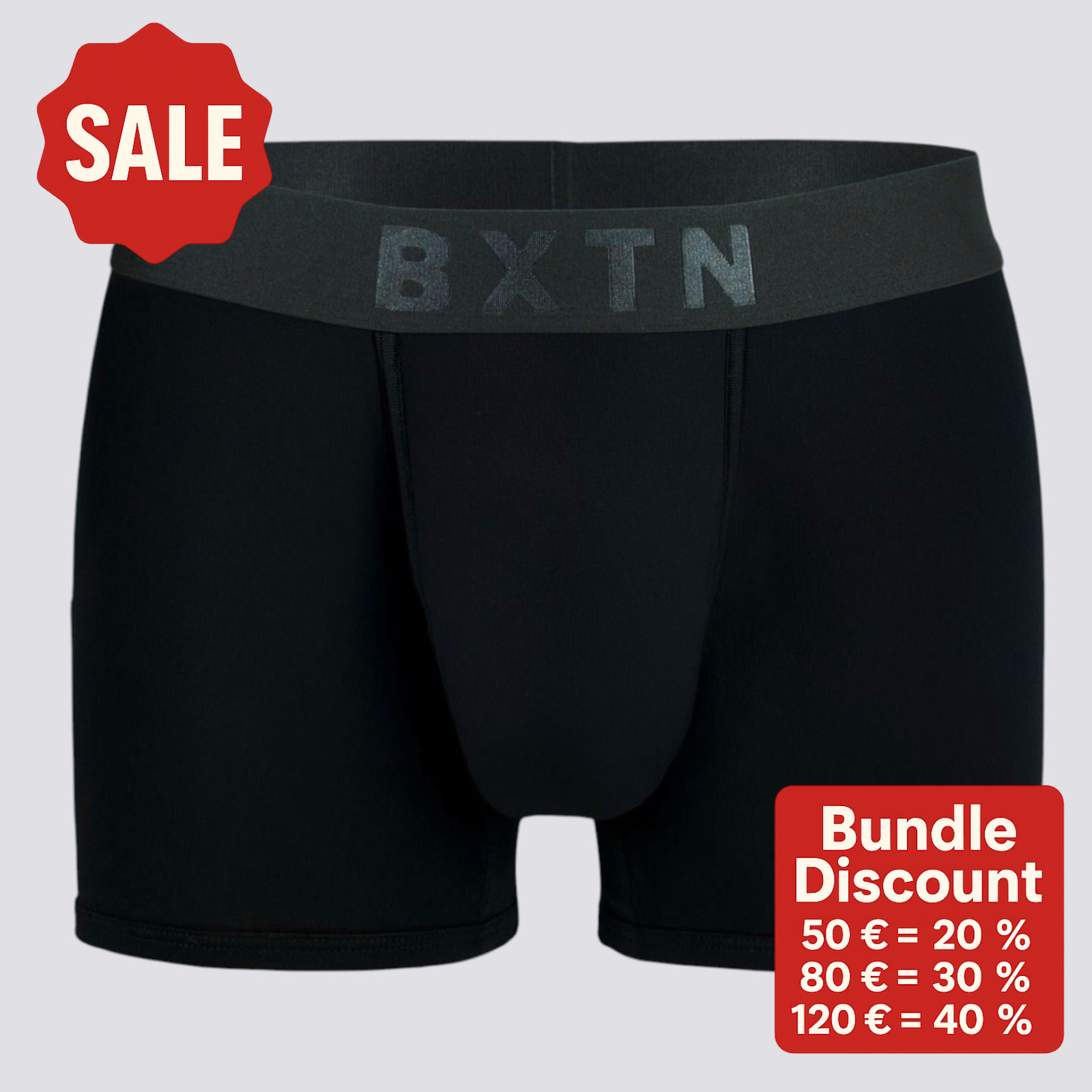 Bambus Unterwäsche, schwarz