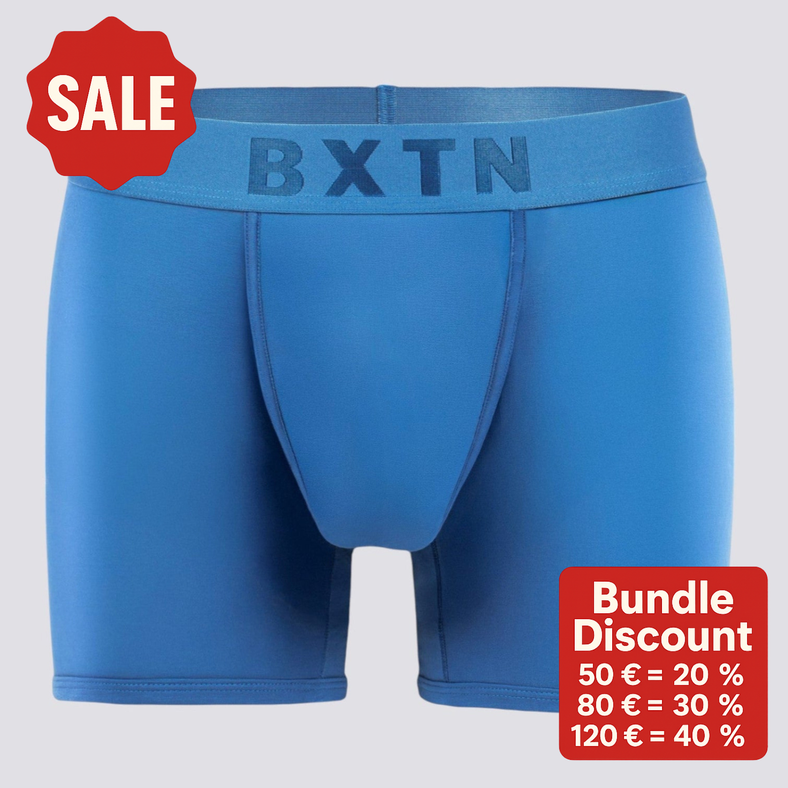 Bambus Unterwäsche LANG, blau