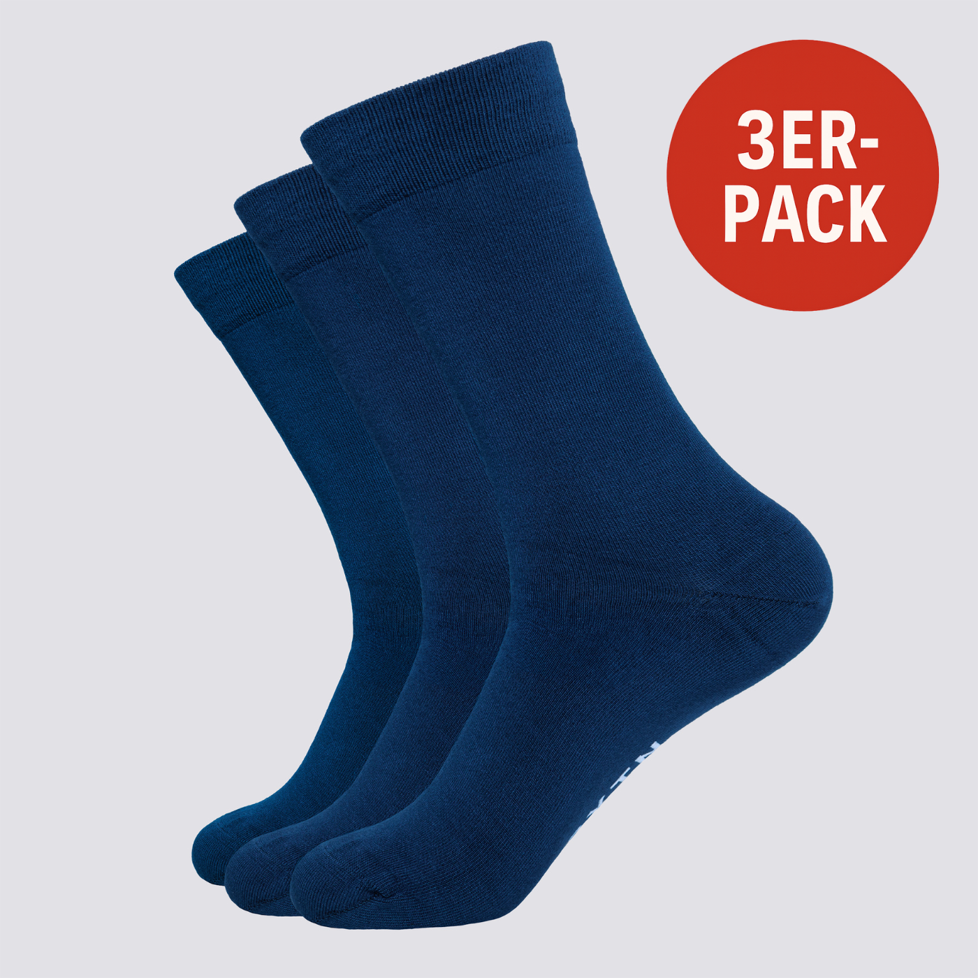 Bambus Anzugssocken, marineblau