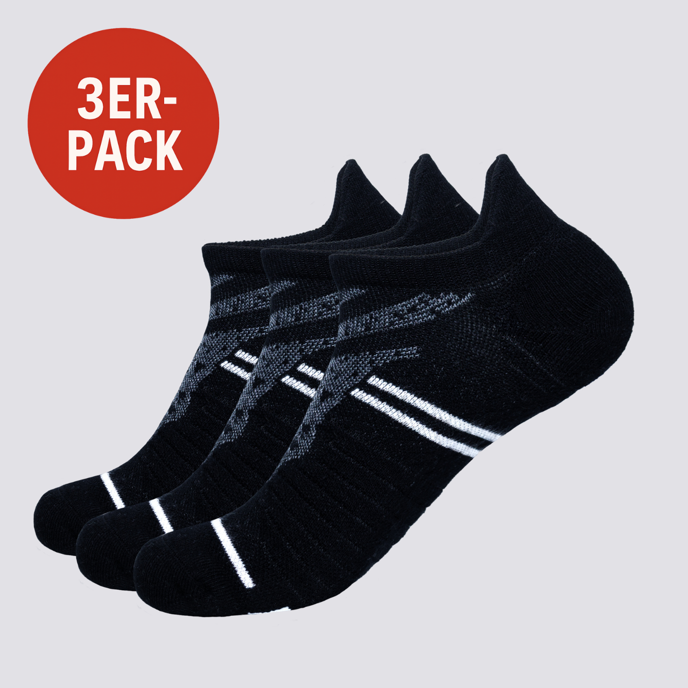 Bambus Sportsocken, schwarz