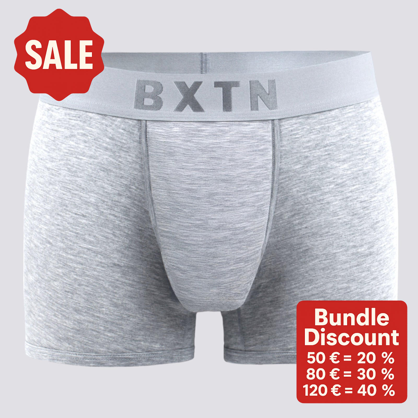 Bambus Unterwäsche, grau