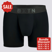 Bambus Unterwäsche LANG, schwarz