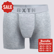 Bambus Unterwäsche LANG, grau