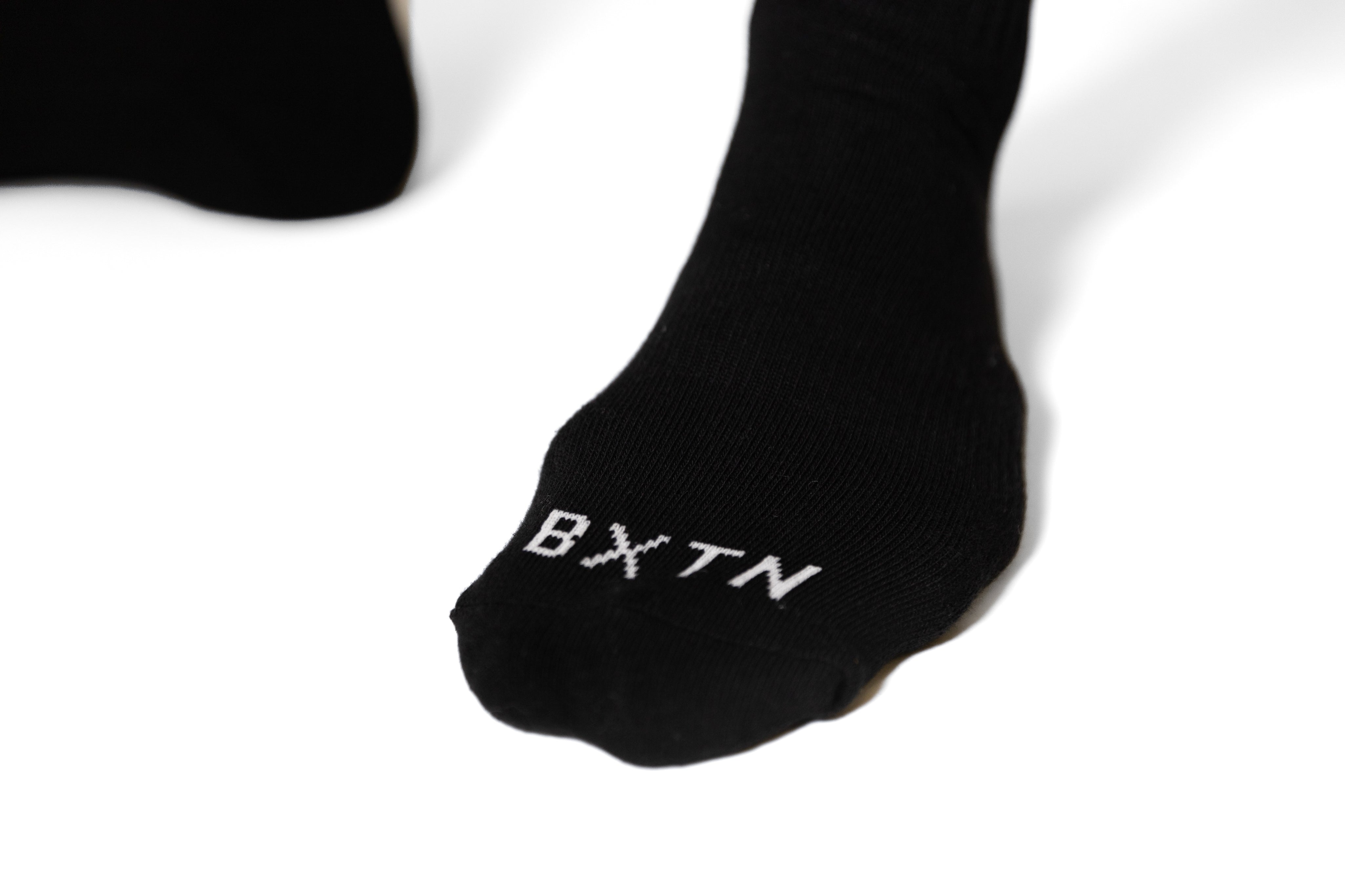Sportsocken - Bio-Baumwolle, schwarz