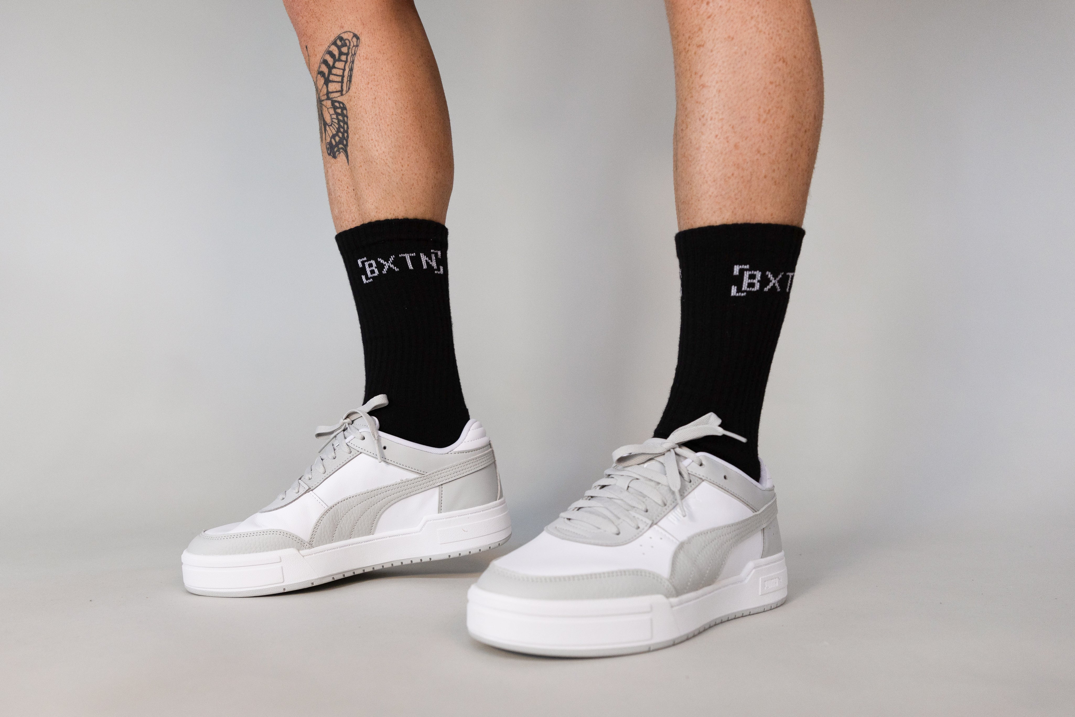 Sportsocken - Bio-Baumwolle, schwarz