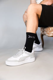Sportsocken - Bio-Baumwolle, schwarz
